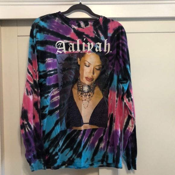 Aaliyah tie dye long sleeve (large) - Picture 1 of 7